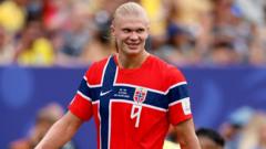 Norway’s Haaland calls for media pressure on England before quarter-final