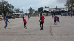 Introducing football to the country with one pitch