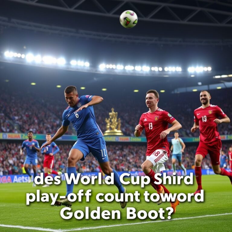 Does World Cup third place play-off count towards Golden Boot?