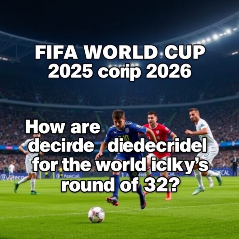 How are the TV picks decided for the World Cup’s round of 32?