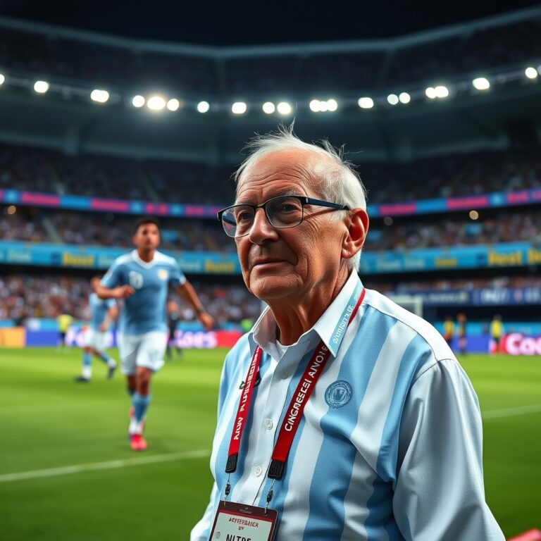 The 91-year-old Argentine journalist covering his 18th World Cup
