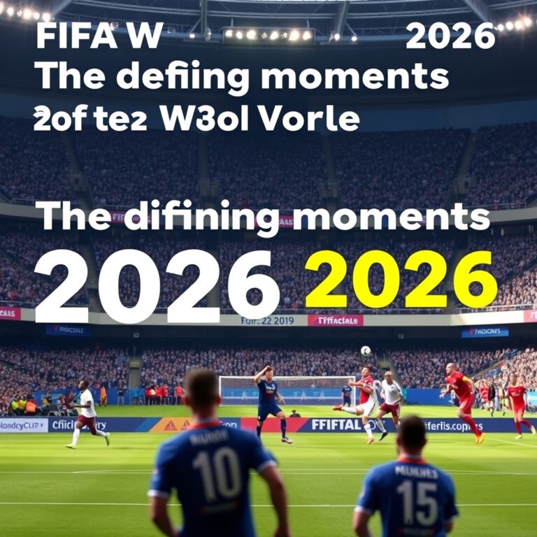 The defining moments of the 2026 World Cup