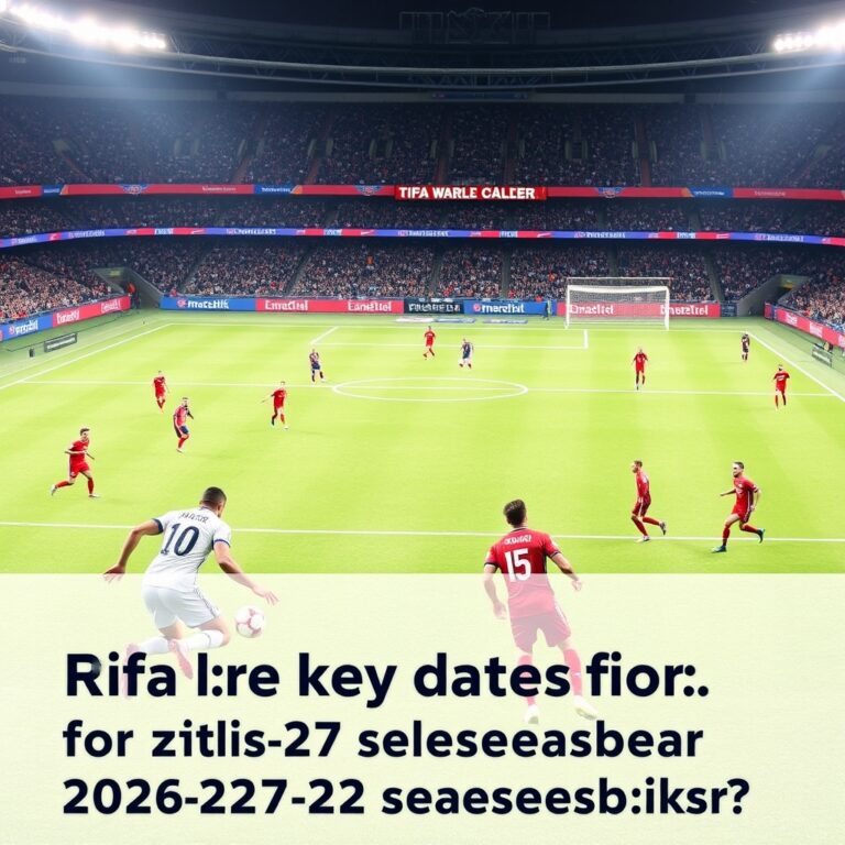 What are the key dates for the 2026-27 football season?