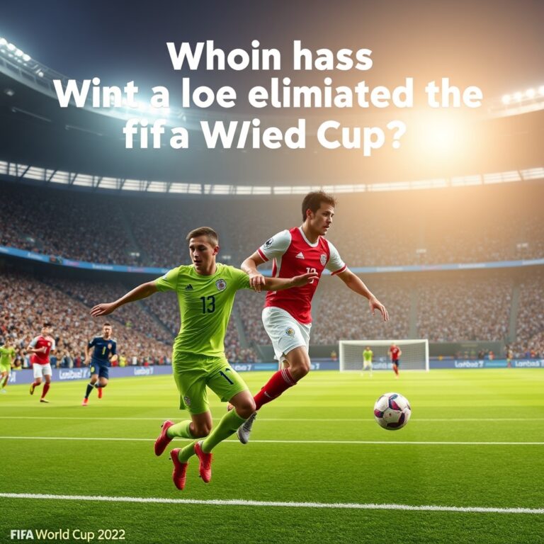 Who has been eliminated from the World Cup?
