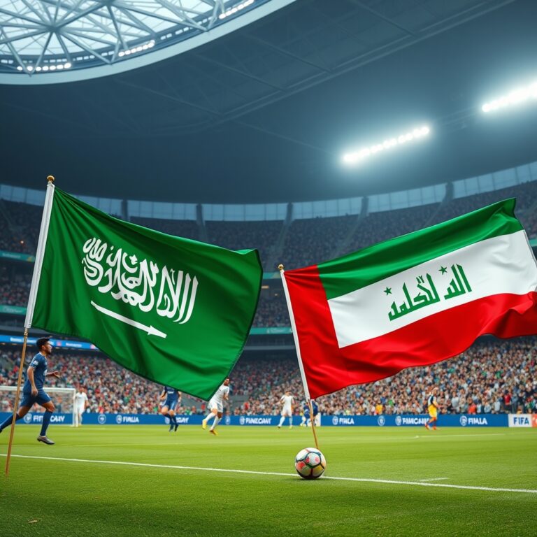 Why Saudi Arabia and Iraq flags are not laid down at World Cup