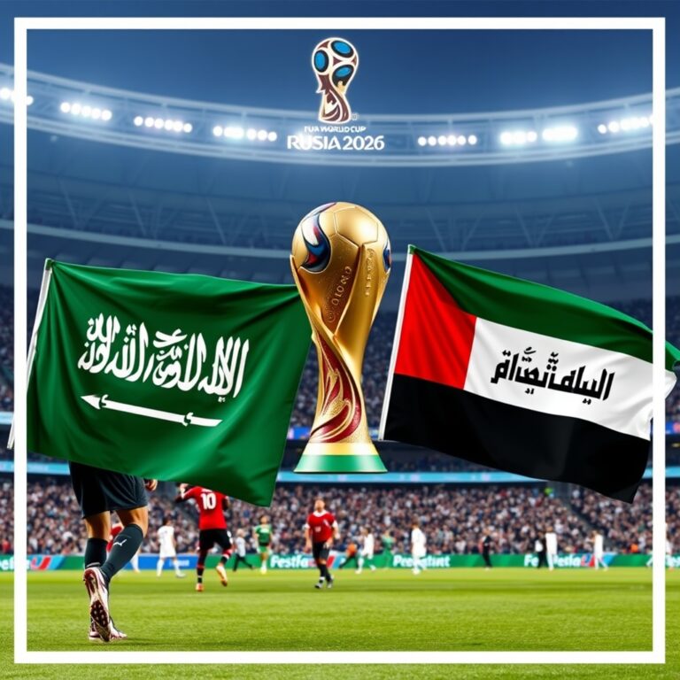 Why Saudi Arabia and Iraq flags are not laid down at World Cup