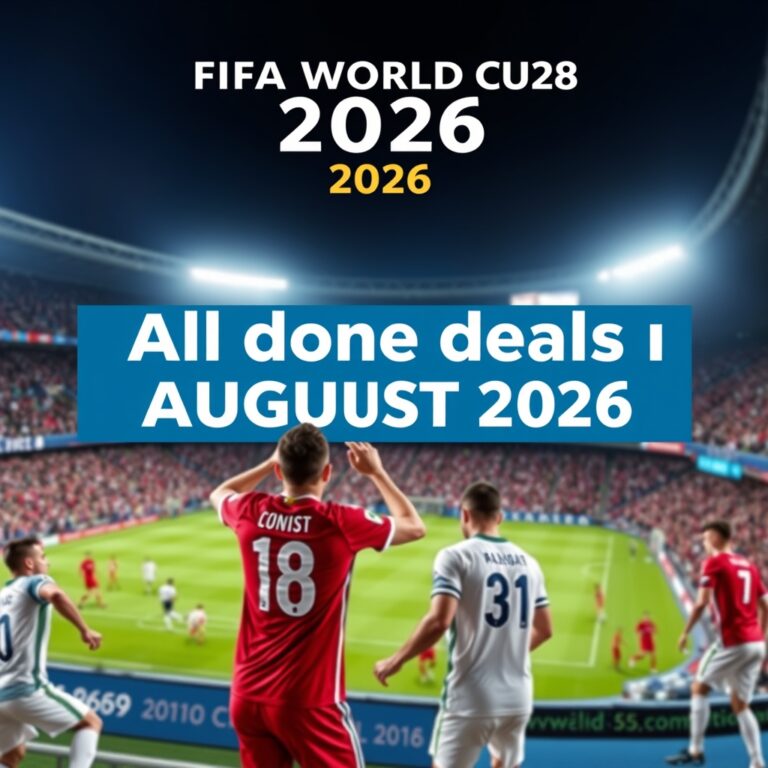 All done deals in August 2026
