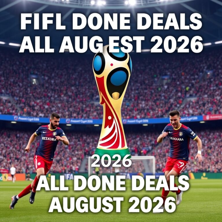 All done deals in August 2026