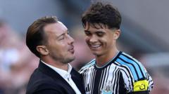 Trippier praises Miley’s ‘big presence’ as Newcastle face Tonali reunion