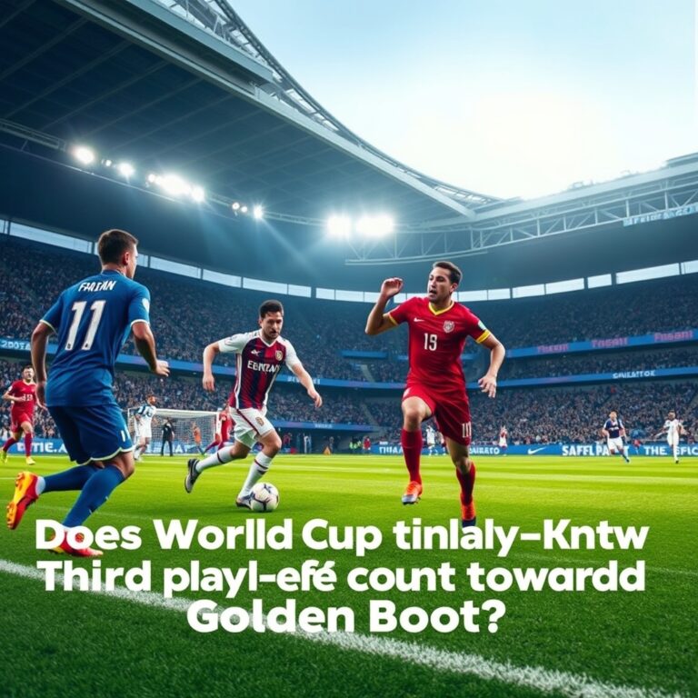 Does World Cup third place play-off count towards Golden Boot?