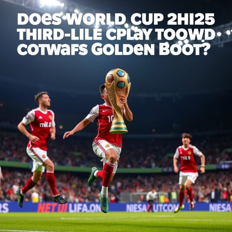 Does World Cup third place play-off count towards Golden Boot?