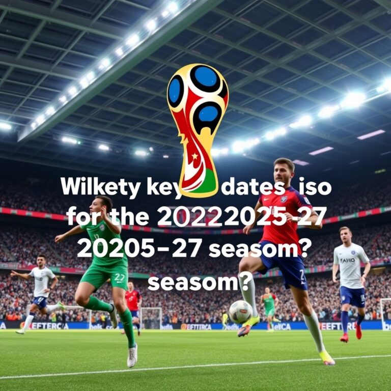 What are the key dates for the 2026-27 football season?