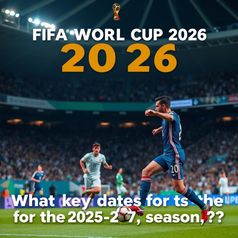 What are the key dates for the 2026-27 football season?
