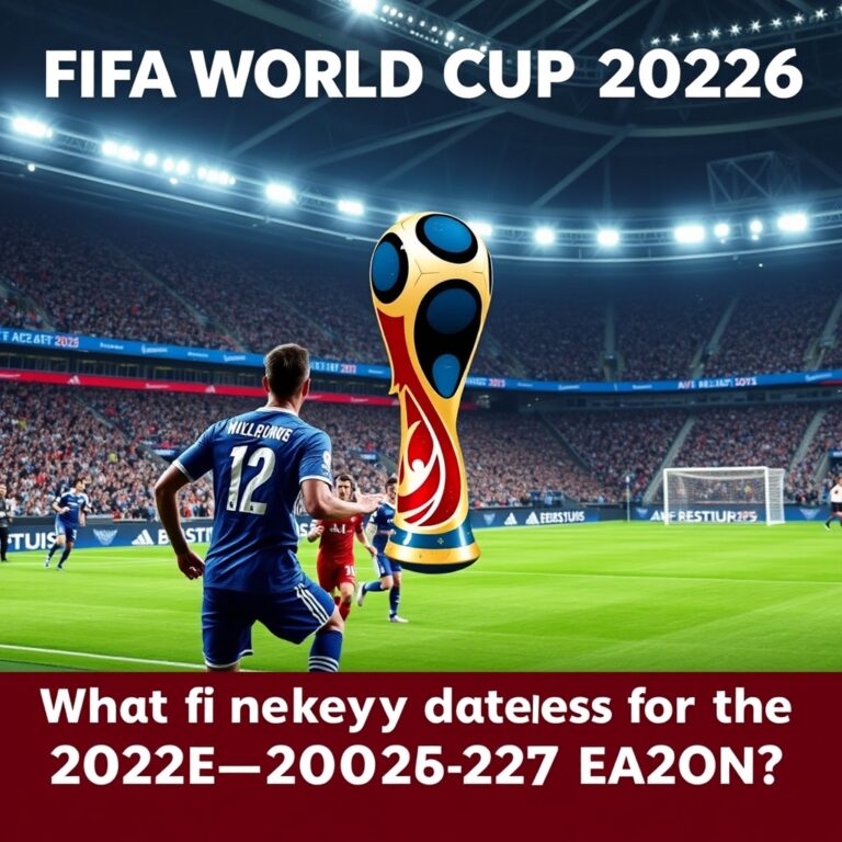 What are the key dates for the 2026-27 football season?