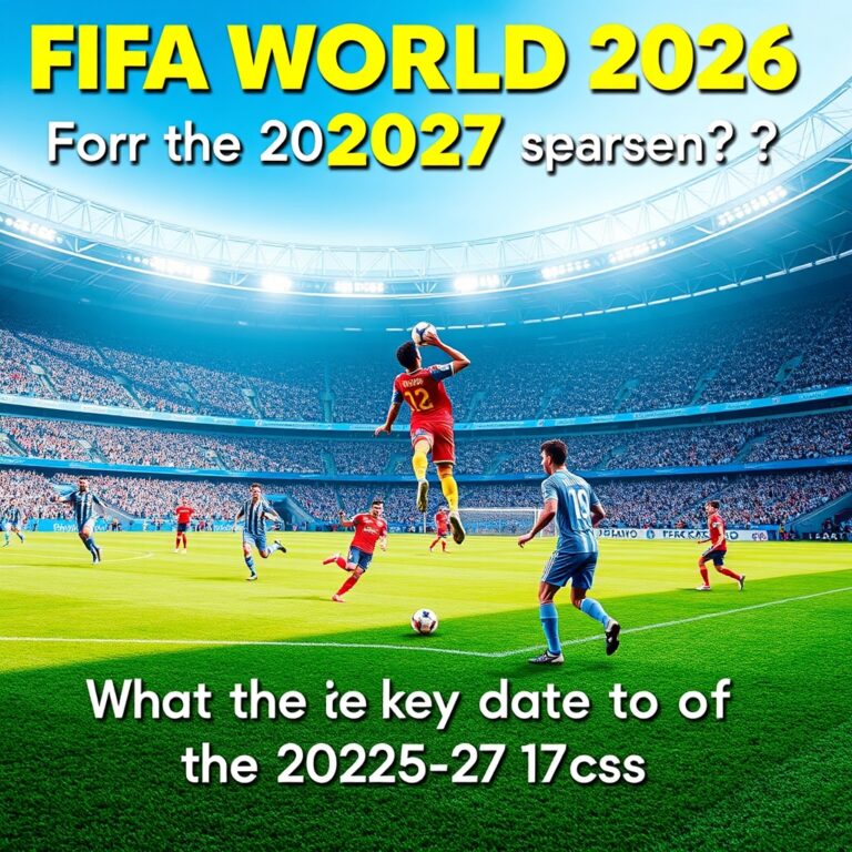 What are the key dates for the 2026-27 football season?