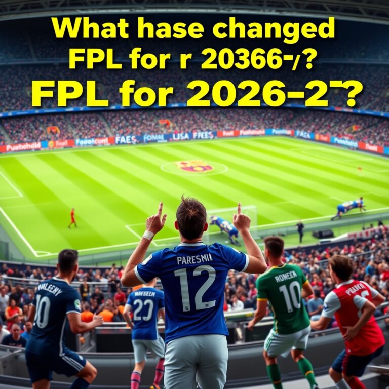 What has changed in FPL for 2026-27 season?
