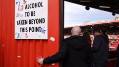 Burnham says ban on alcohol for football fans in stands is ‘discrimination’