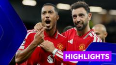 Man Utd put four past Sabah on Champions League return
