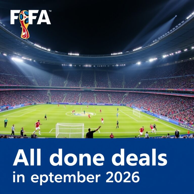 All done deals in September 2026