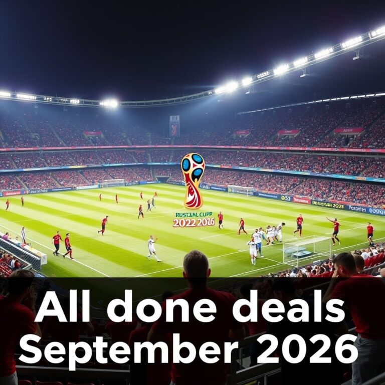 All done deals in September 2026