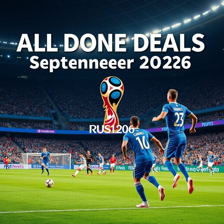 All done deals in September 2026