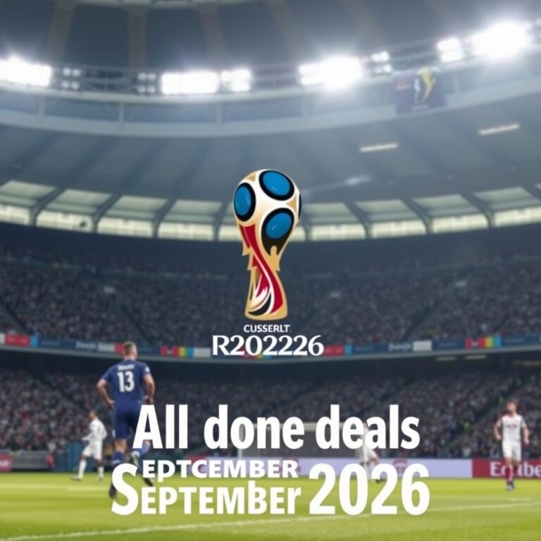 All done deals in September 2026