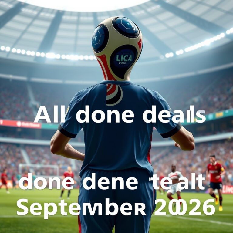All done deals in September 2026