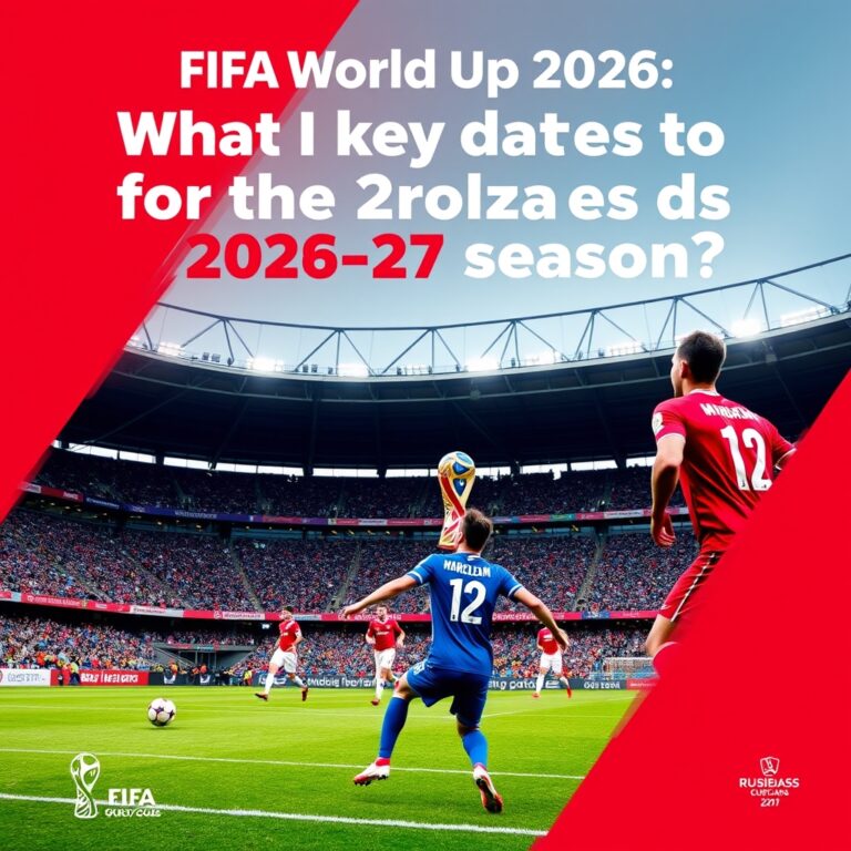 What are the key dates for the 2026-27 football season?