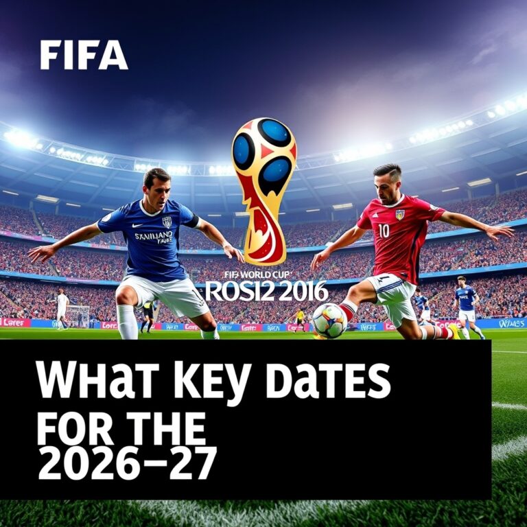 What are the key dates for the 2026-27 football season?