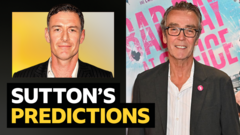 Sutton’s predictions v Bad Day At The Office star John Hannah