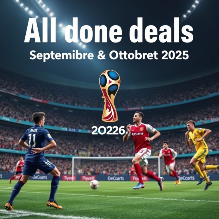 All done deals in September & October 2026
