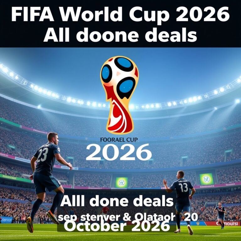 All done deals in September & October 2026