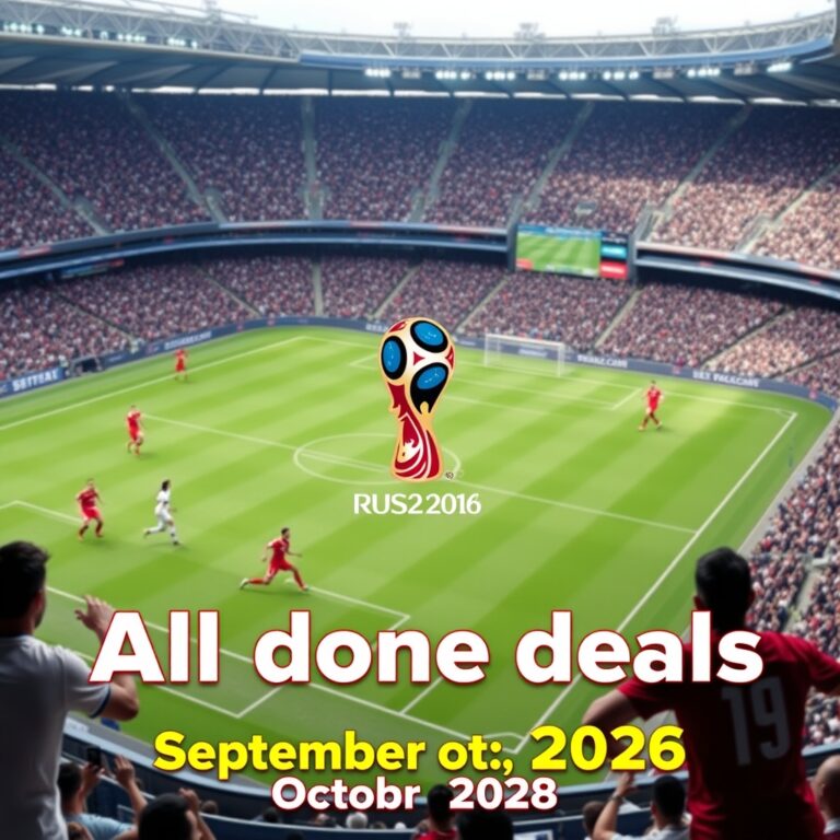 All done deals in September & October 2026