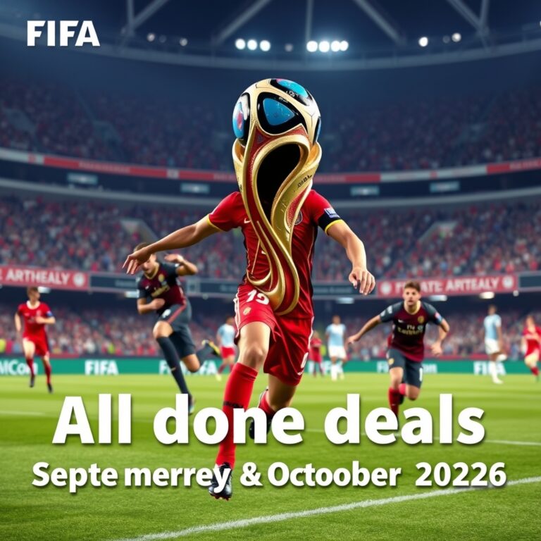 All done deals in September & October 2026